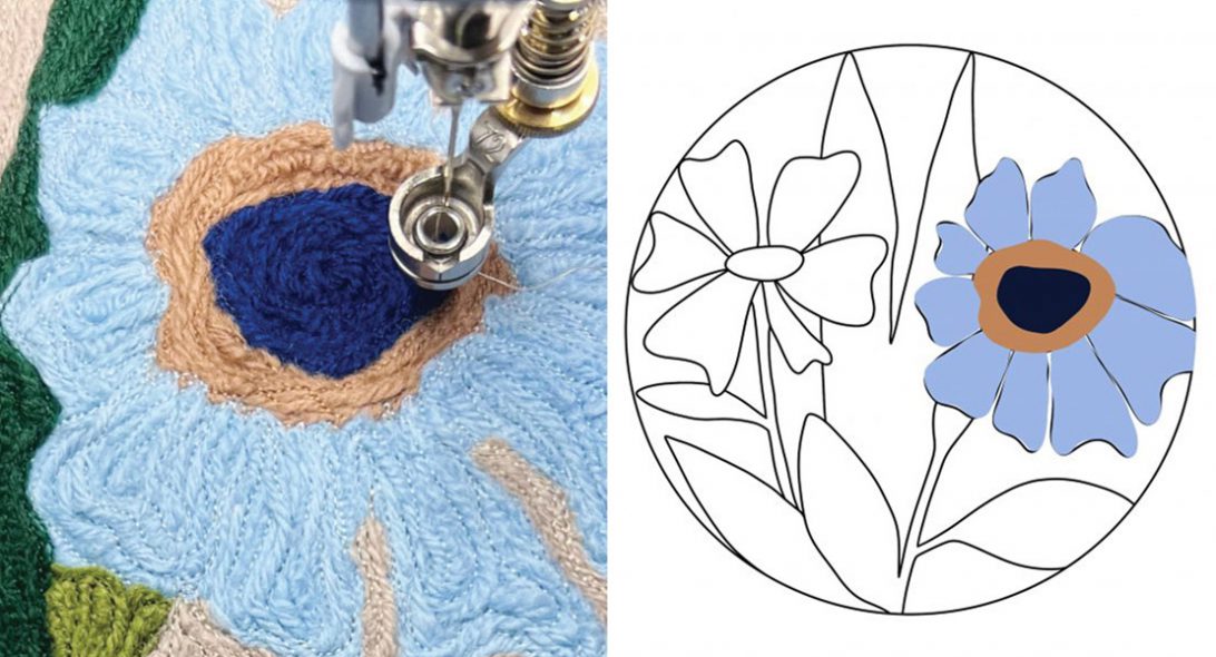 Couching Fibers Along, Part One - WeAllSew