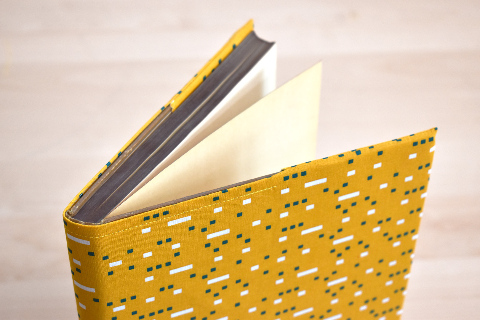 DIY Fabric Book Covers by Erika Mulvenna
