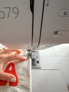 BERNINA WeAllSew Celebration Banner Tutorial Top Stitch