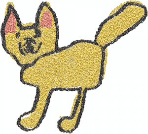 Digitizing_Kids_Drawings_11_Embroidered_Cat_BERNINA_WeAllSew_Blog_1000x900px