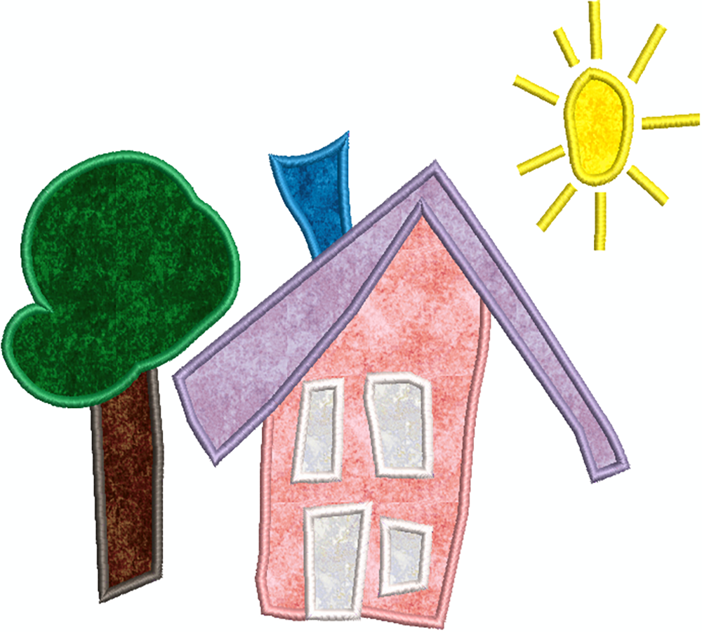 house drawing for children