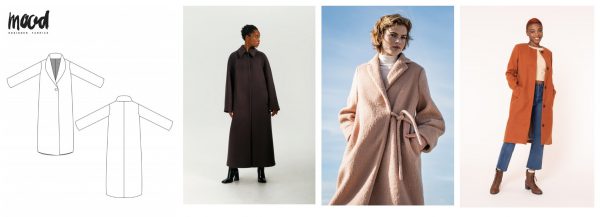 Four Modern Coat Sewing Patterns
