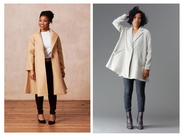Two Swing Coat Style Sewing Patterns