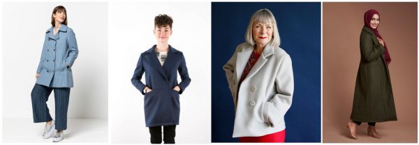 Four Traditional Coat Sewing Patterns 