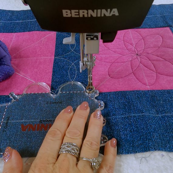 Bernina Rulerwork Ruler Rulerwork: BERNINA Clamshell Ruler - WeAllSew