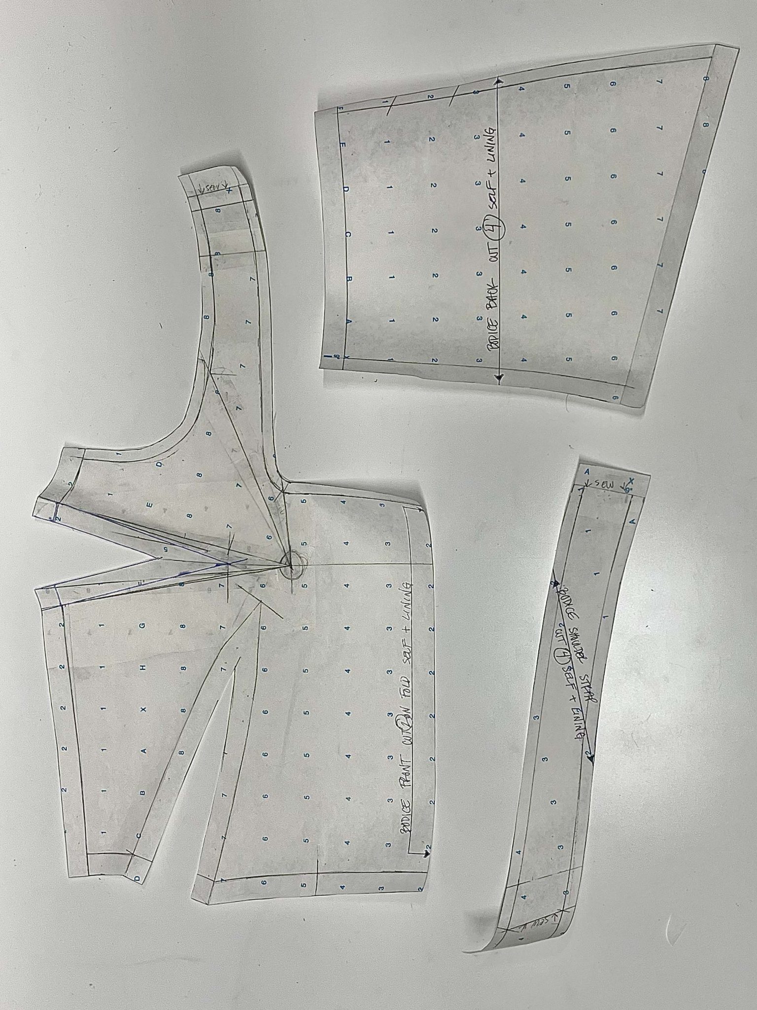 Pattern Draping Method Draping a Custom Dress, Part Three: Pattern Development - WeAllSew