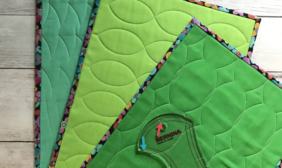 Essential Ruler Quilting Challenge Part 3 Curve