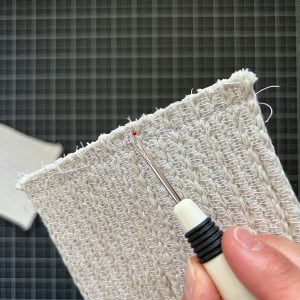 Ghosters Rope Coasters Tutorial - Seam ripping the edges