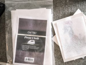 BERNINA WeAllSew Embroidered Card adhere fleece