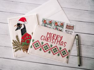 BERNINA WeAllSew Embroidered Card