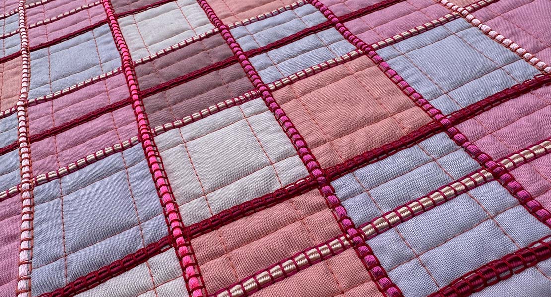 Couched Christmas Stocking Feature Image BERNINA WeAllSew Blog 1110 x