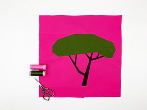 acacia tree quilt block pattern