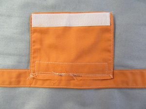 Attach handle to strap casserole carrier