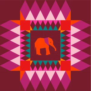 baby elephant quilt blocks