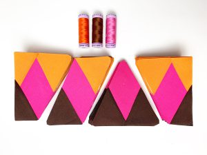diamond border quilt block pattern