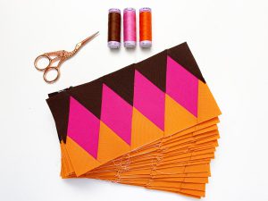 diamond border quilt block pattern