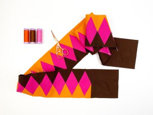 diamond border quilt block pattern