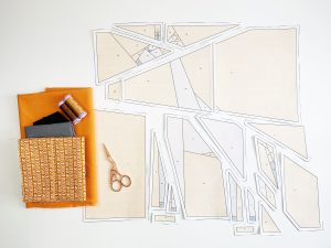 giraffe quilt block segments
