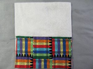 pin pocket to felt tooth fairy bag