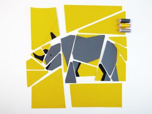 rhino quilt block pattern