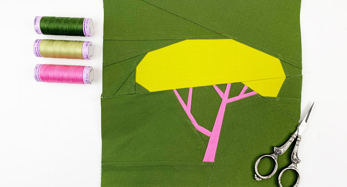 Quilt Safari, Part Eight Acacia Trees WeAllSew