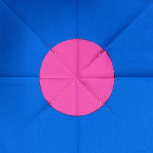 Piecing Full Circles-Preparing to Pin
