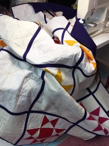 Potholder Quilts- Assembling the Blocks