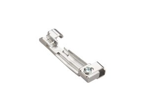 a silver bernette beading foot on a white background