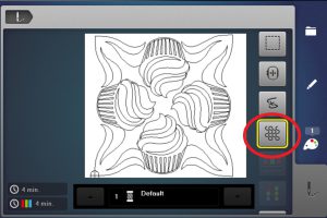 display screen of the morphing function on the B 790 PRO