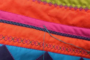 Straight Line Quilting Part 3- Lacing Stitch 1363
