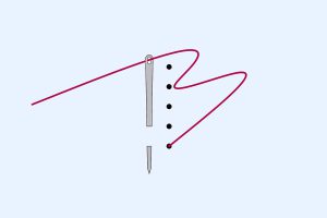 Straight Line Quilting Part 3 X-Stitch Figure 2