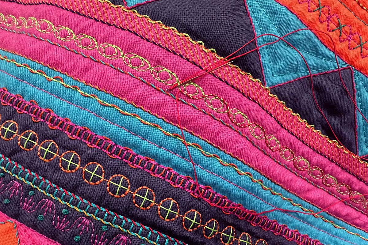 Upgrading Your Straight Line Quilting, Part Three: Accenting with Hand ...