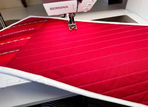 red notebook wrap all quilted