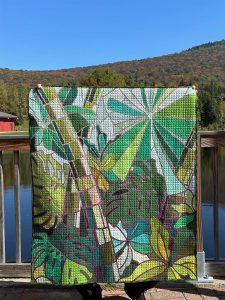 Straight Line Quilting Part 1-100 Days of Greenery