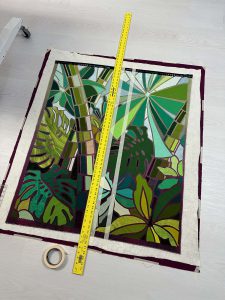 Straight Line Quilting Part 1-Marking a Wall Quilt with a Ruler and 1 Inch Tape