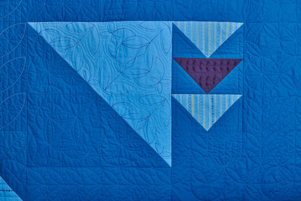 Blue quilt