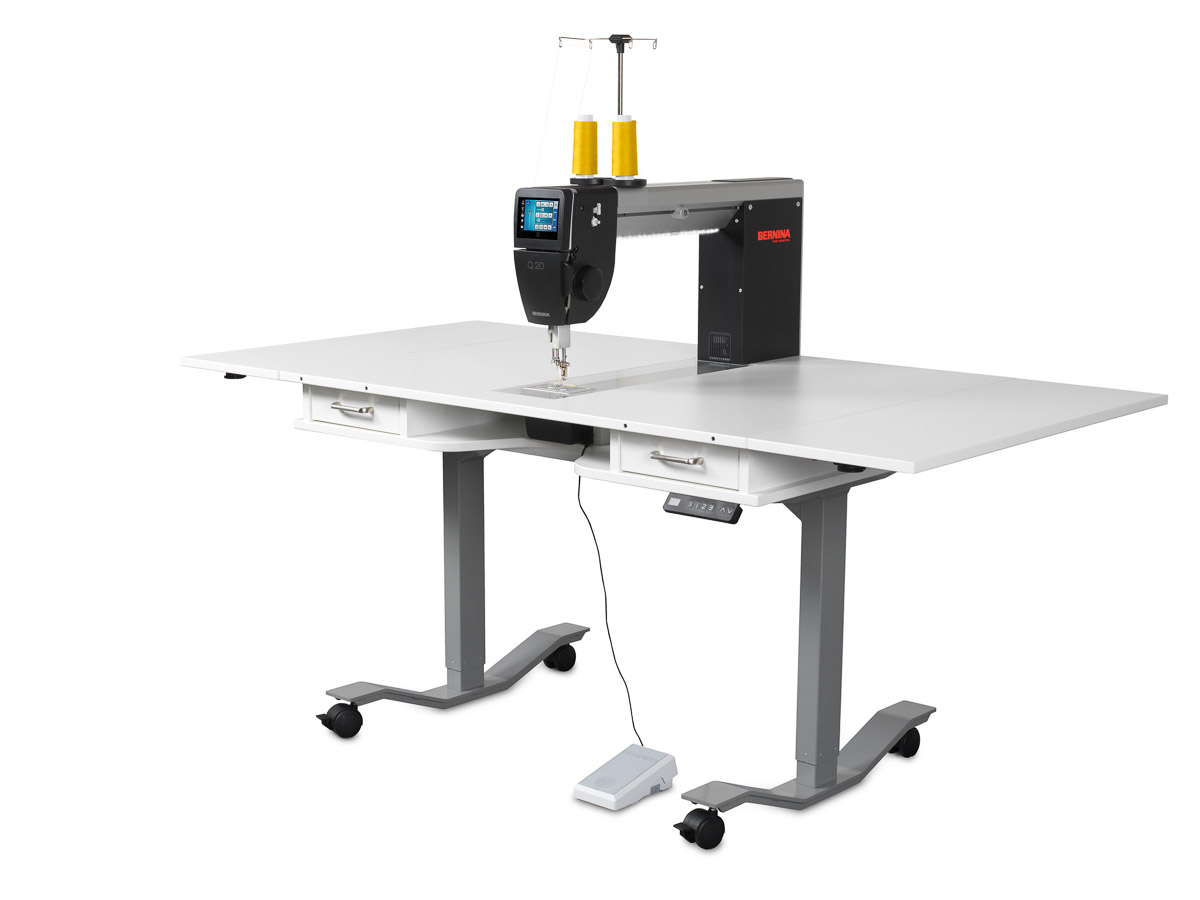 BERNINA Q20 on LIFT Table: Accessories for Q Series Table Machines