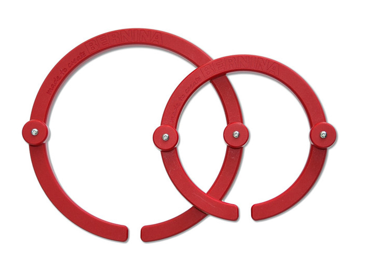 8” and 11” red Gripper Rings