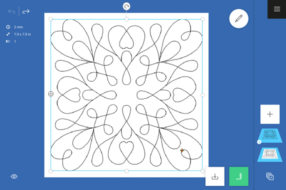 Simulator with quilt design