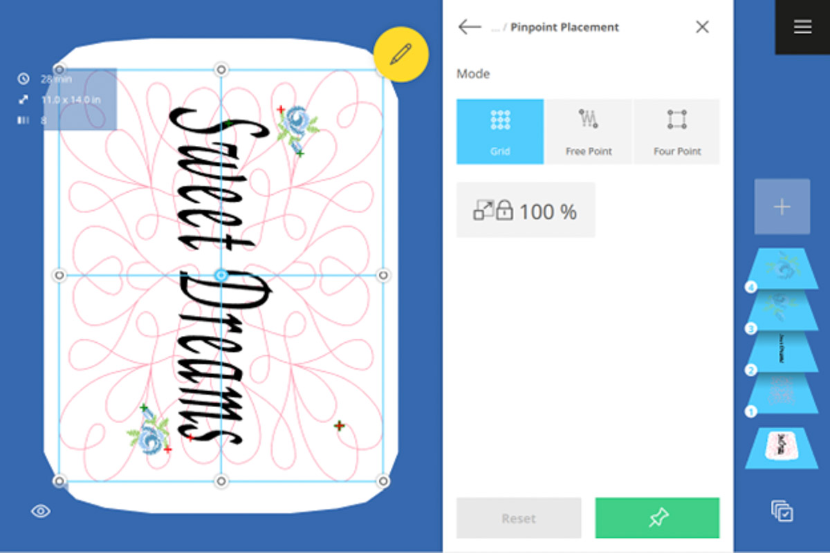 Simulator with Sweet Dreams and Pinpoint Placement on center dot