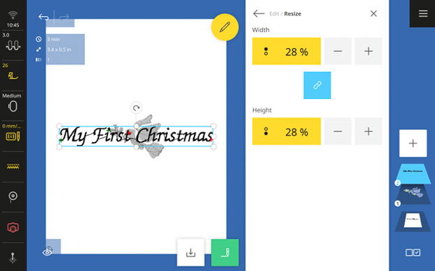 simulator with My First Christmas decrease to 28