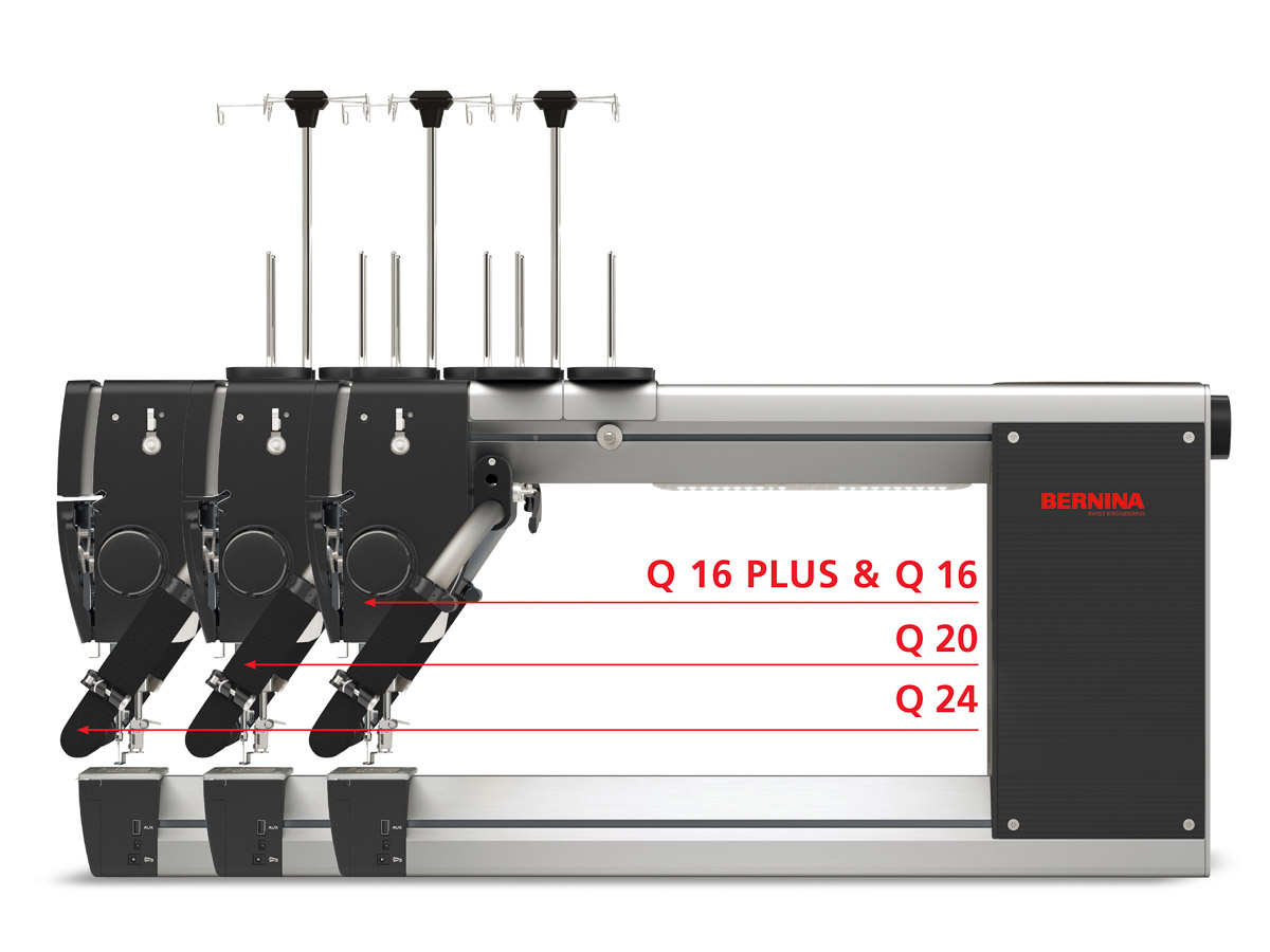 sewhead with quilting depth sizes marked