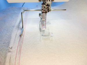 Colorful threads used stitching coverstitches with the overlocker