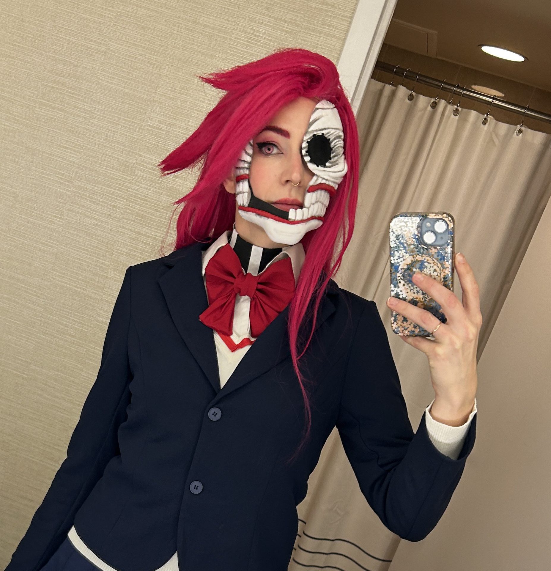 Picture of Acro Silky Aira cosplay from Dandadan.