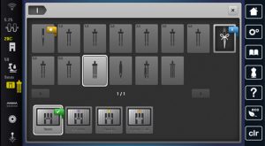 Simulator – Stitch Plate/Needle screen for triple needle