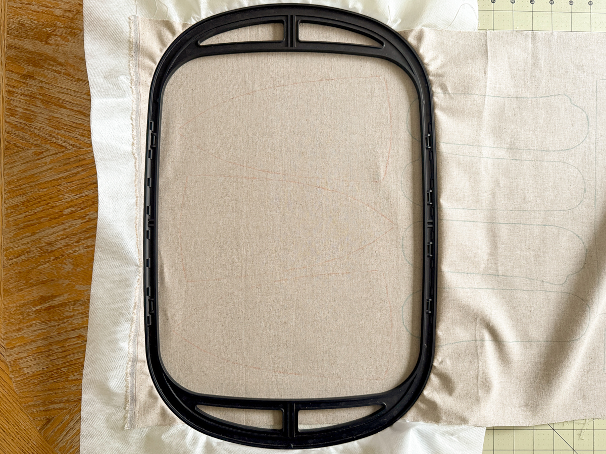 hooped linen and stablizer