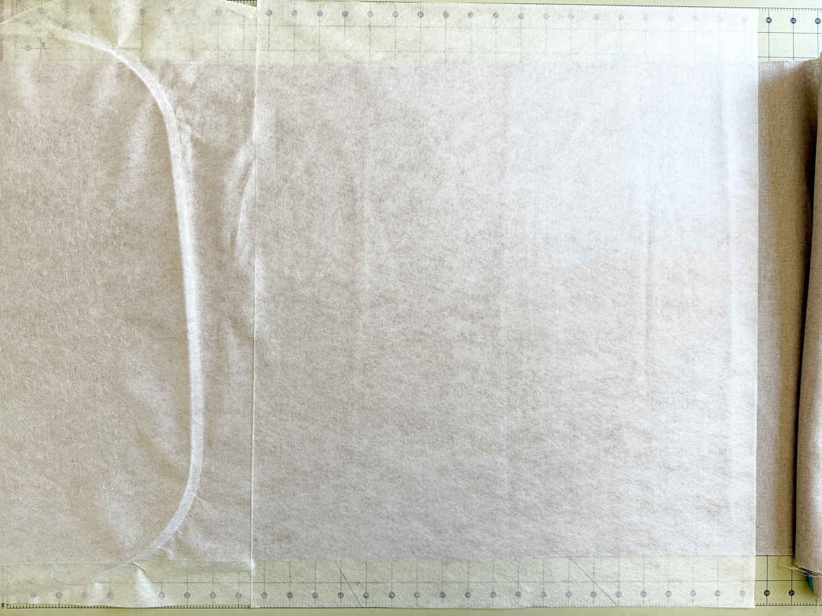 Adding stabilizer to linen
