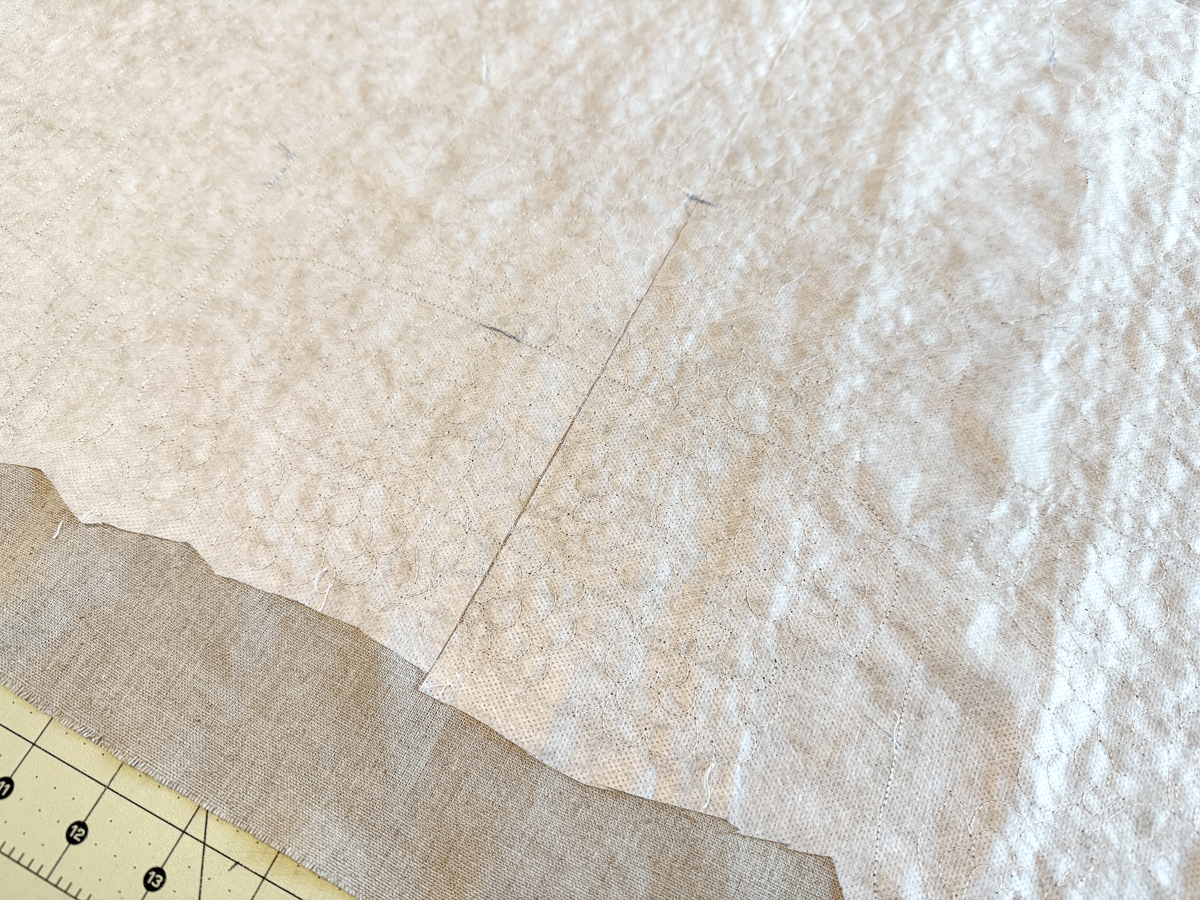 Remove stabilizer from linen