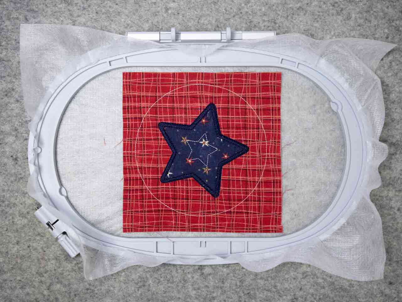 small star applique