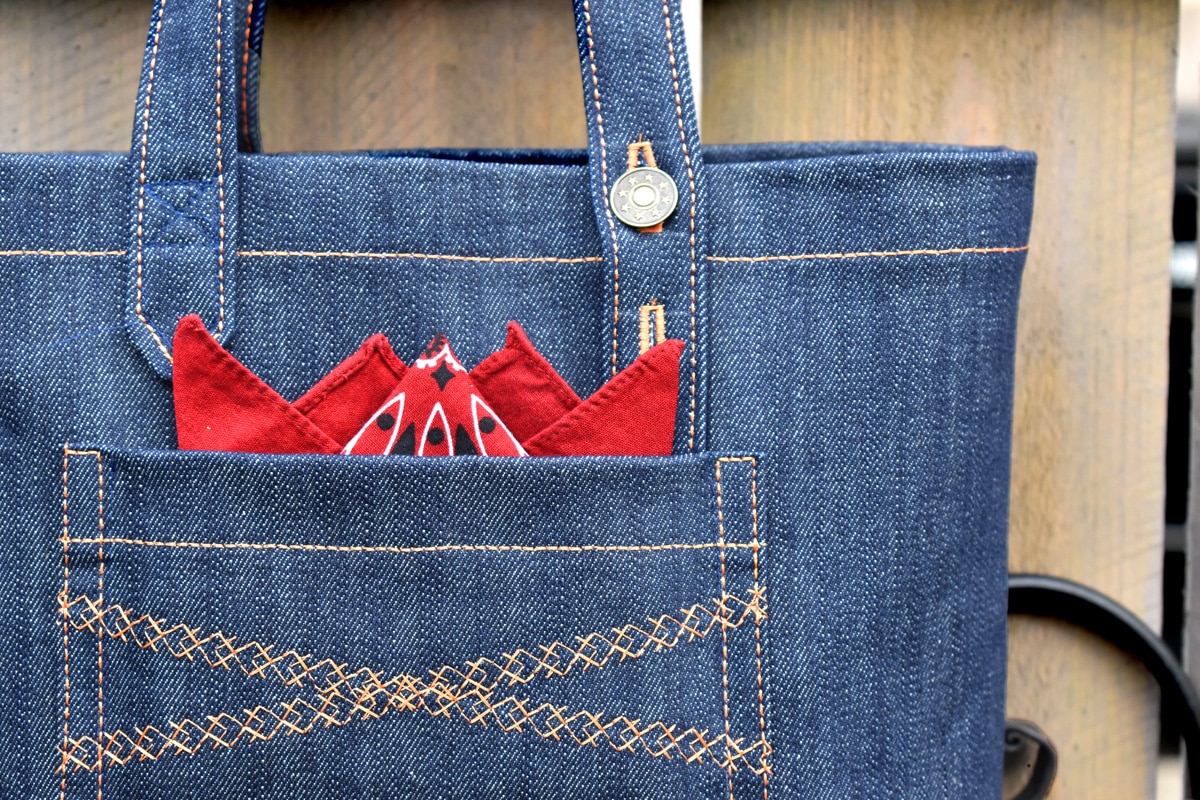 Denim Skill Builder Tote by Erika Mulvenna